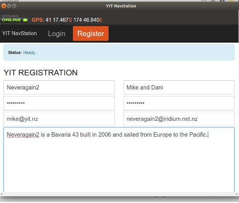 register screen