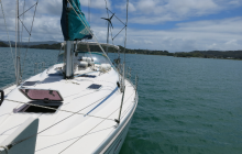 Anchored in Whangaruru harbour