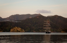 Spirit of New Zealand at Smokehouse Bay