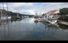 View from the aft deck.