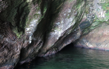 Small cave on northern coast