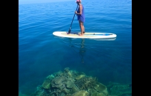 Ilot Mato outer reef. Water unbelievably clear...