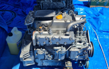 Engines out & under boat!