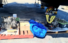 Both engines, rebuilt, painted, pretty!