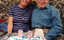 Grand parents 57th wedding anniversary and grandpa's 89th birthday