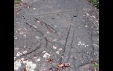 One of the clearer petroglyphs we saw. I wonder what it means?