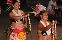 The dance which told the story about welcoming visitors all those years ago.