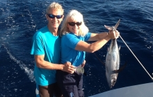 The big-eye tuna we caught on day 1.