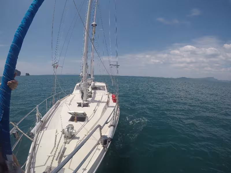 Anchored and settled in for the night