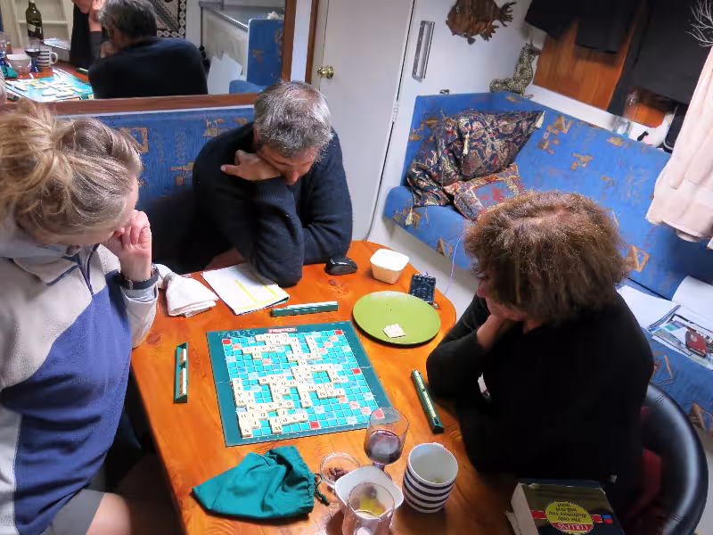 Boat times in the rain